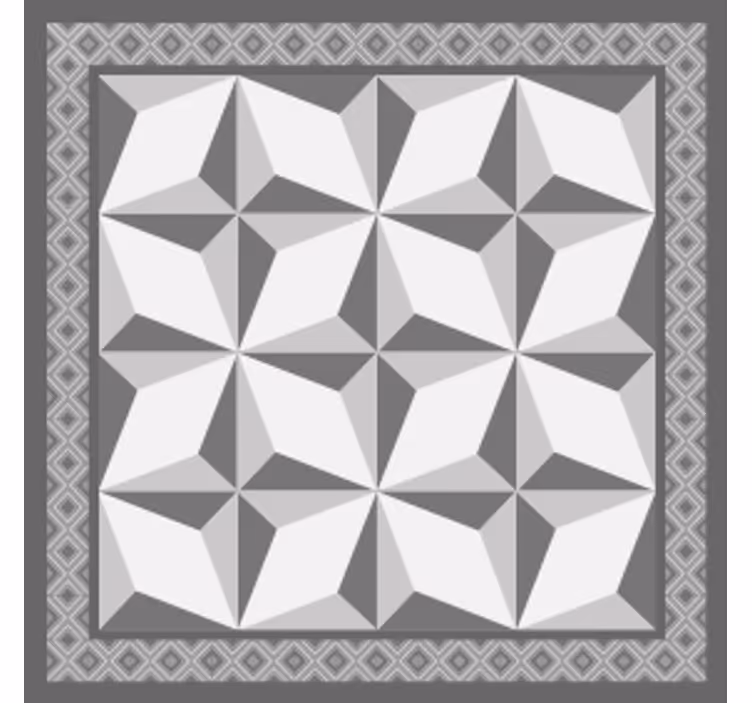 Bardak altlığı geometrik katmanlı desenler - TenStickers