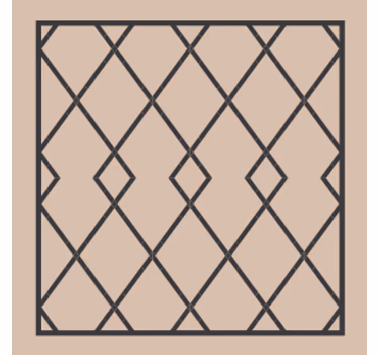 Bardak altlığı geometrik Üst Üste kompozisyon - TenStickers
