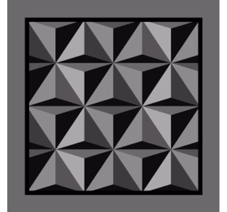 Bardak altlığı geometrik Şekil deseni - TenStickers