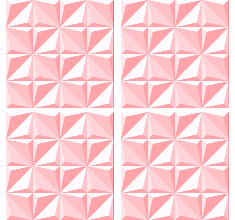 Bardak altlığı - dokulu geometrik desen - TenStickers