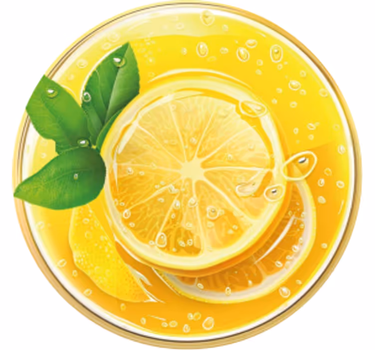 Limonata bardak altlığı - TenStickers