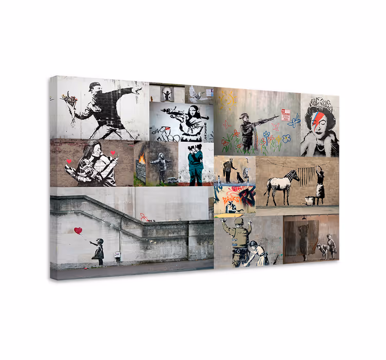 çoklu sanatlar sanat tablo - TenStickers