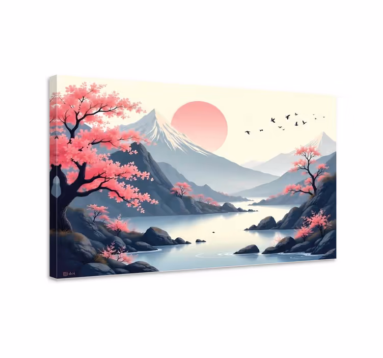 Japon manzarası tablo manzaraları - TenStickers