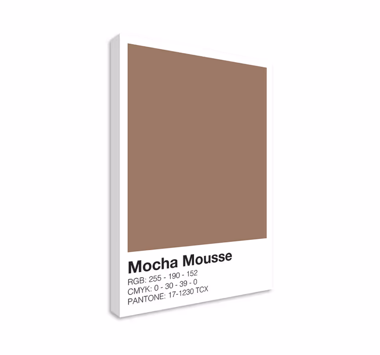 mocha renk kompozisyonu modern tablo - TenStickers