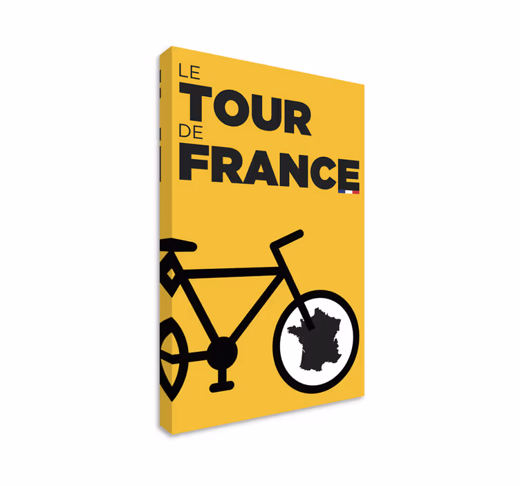 tour simgesi spor kanvas tablo - TenStickers