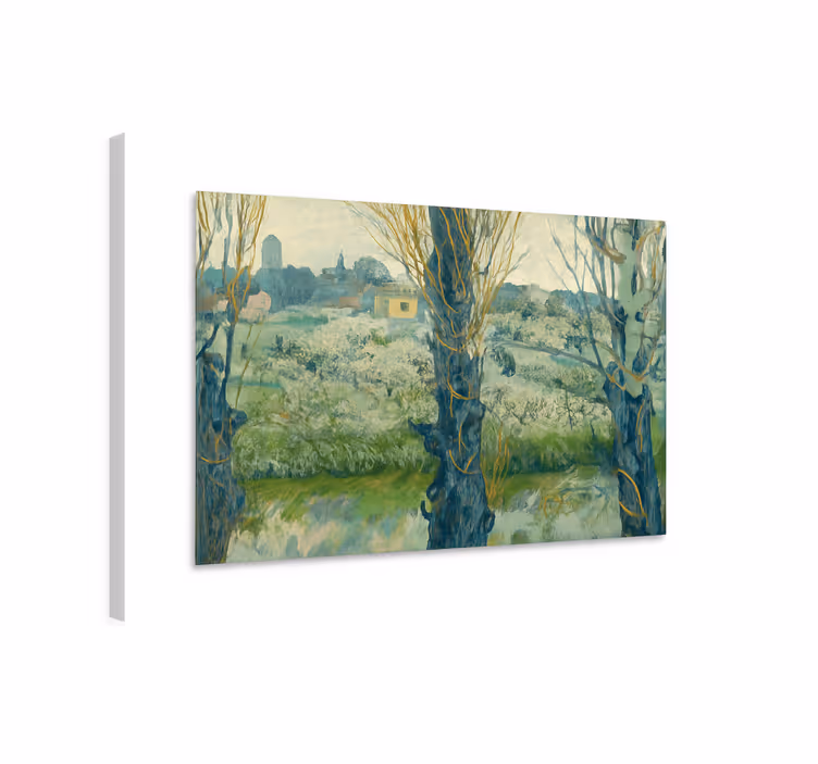 Arles van gogh manzarası sanat tablo - TenStickers