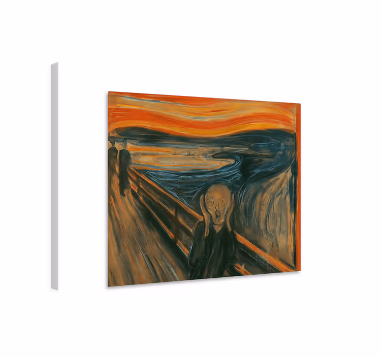 Munch çığlığı sanat tablo - TenStickers