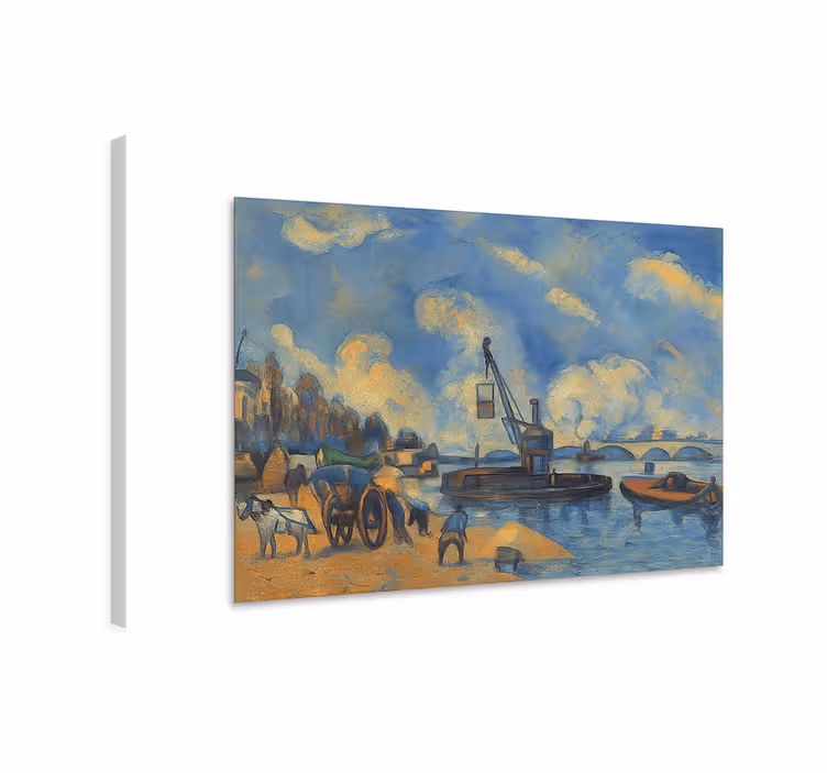 Bercy'deki seine nehri sanat tablo - TenStickers
