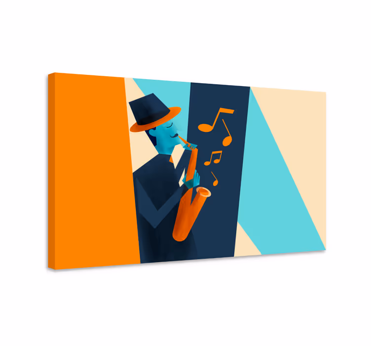 Müzik kavramları müzik tuval sanatı - TenStickers