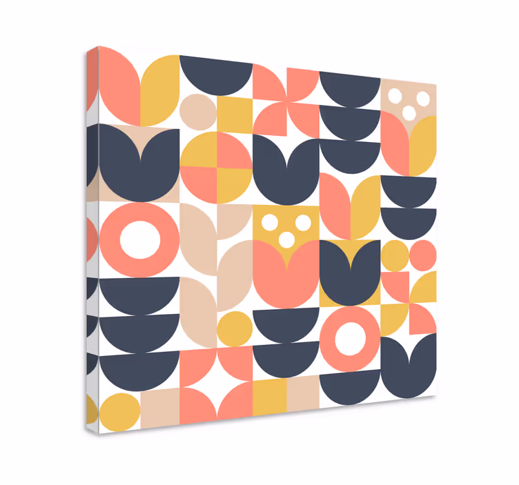 Geometrik İskandinav sanatı baskı - TenStickers