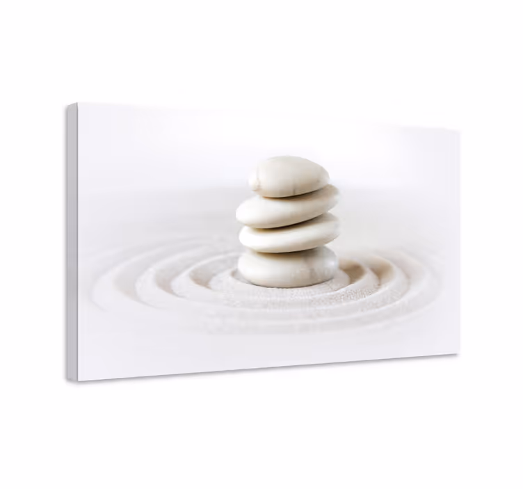 Zen taşları tuval sanatı yığını - TenStickers