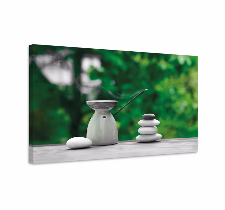 Zen banyo kanvas baskı - TenStickers
