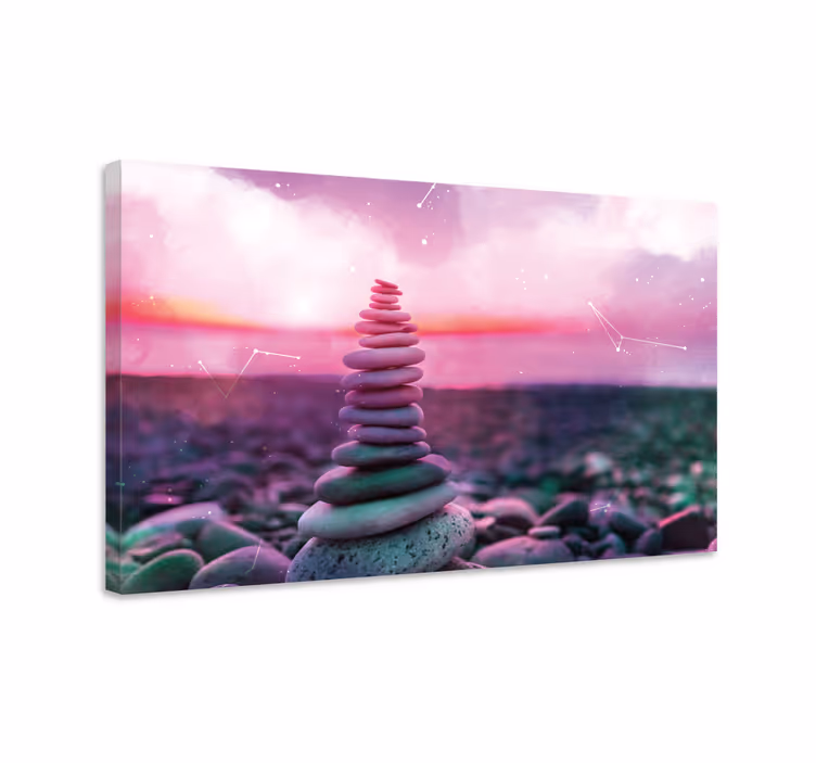 Zen taşları kanvas tablo - TenStickers
