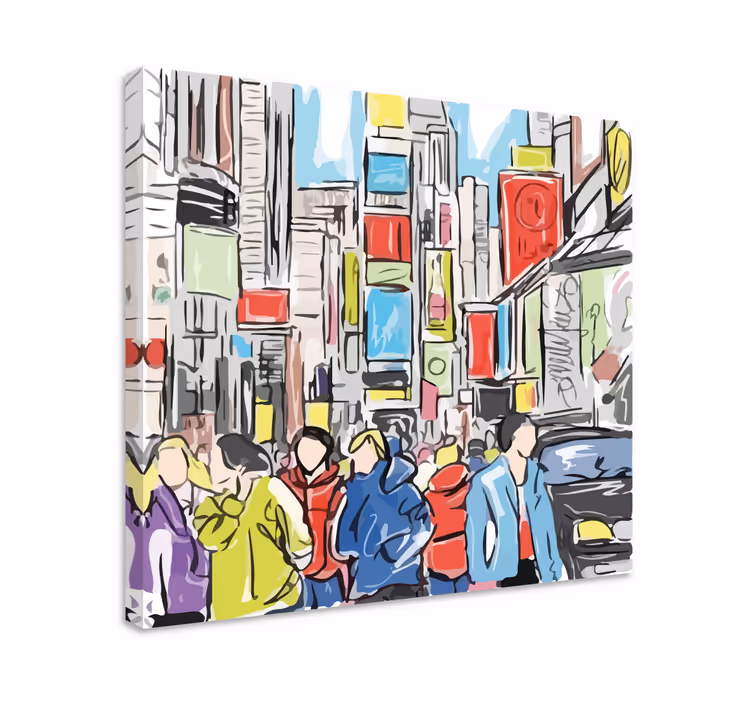 Moderno de nueva york insanlar - TenStickers
