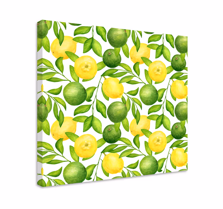 Limon ve misket limonu meyve tuval sanatı - TenStickers