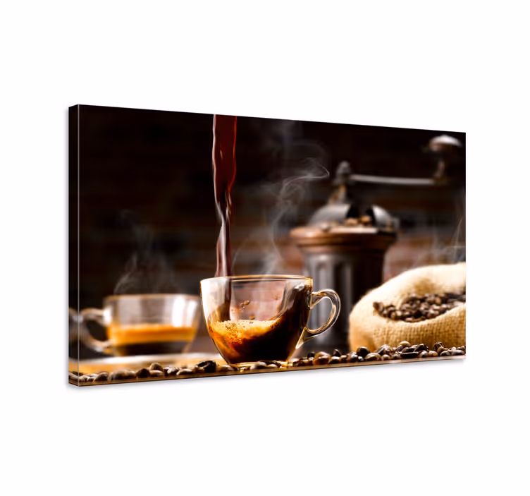 Modern cafe mutfak tuval duvar baskı - TenStickers