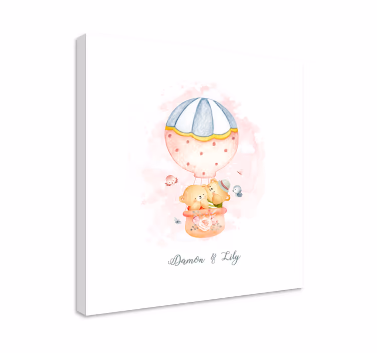 Bebek tablo balonlar ve ayıcıklar - TenStickers