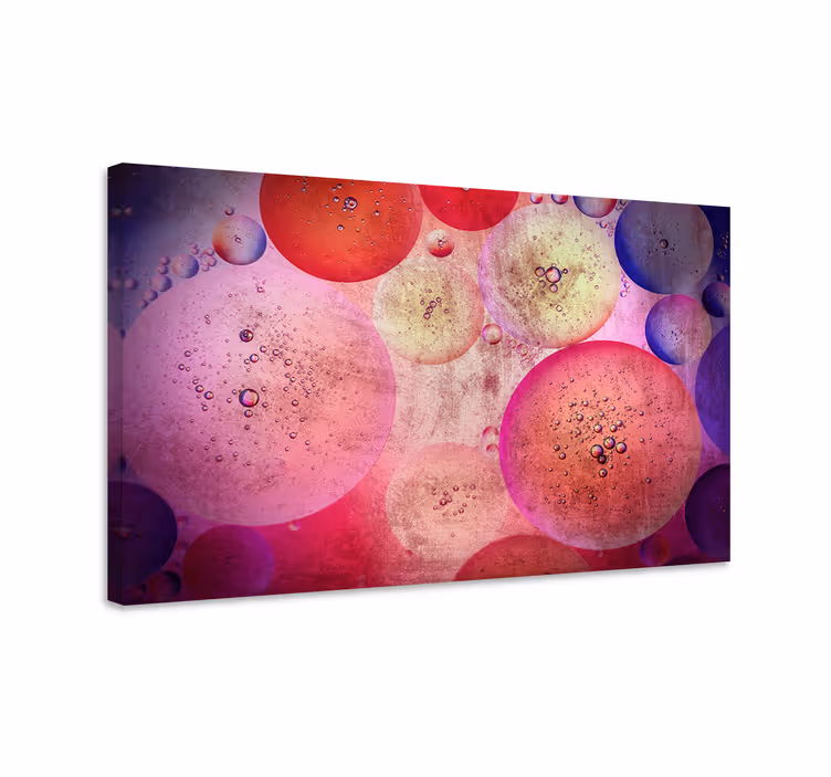 Soyut tablo baloncuk deseni oluşumu - TenStickers