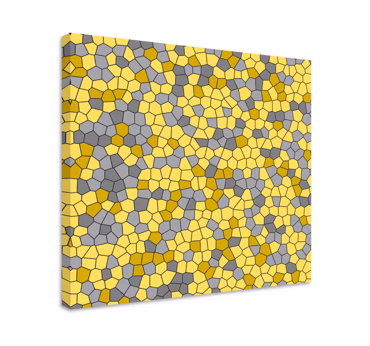 Geometrik tablo petek deseni tasarımı - TenStickers