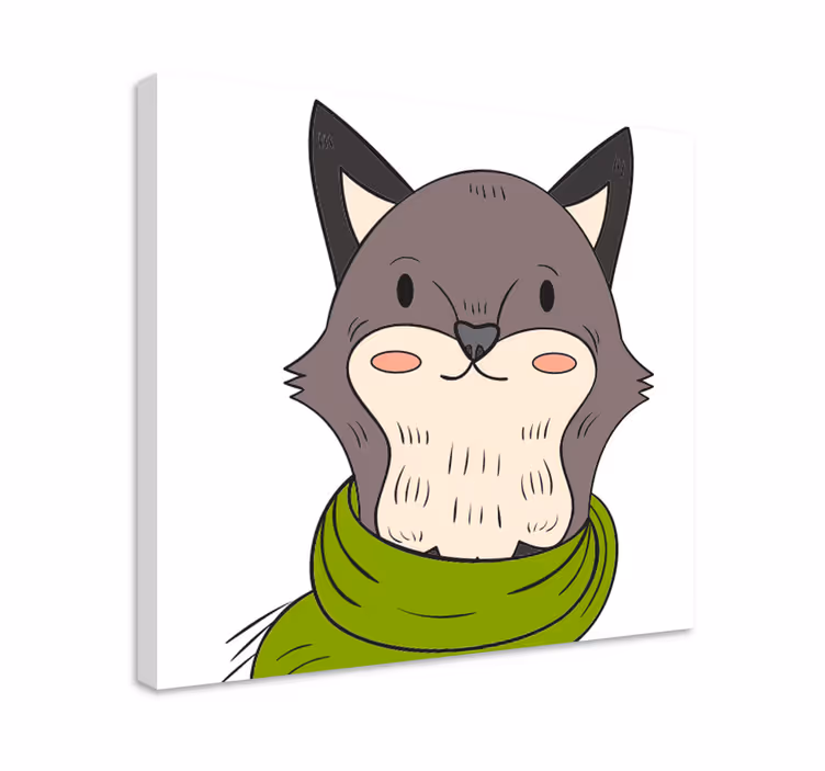 Hayvanlar tablo dost canlı karakter - TenStickers