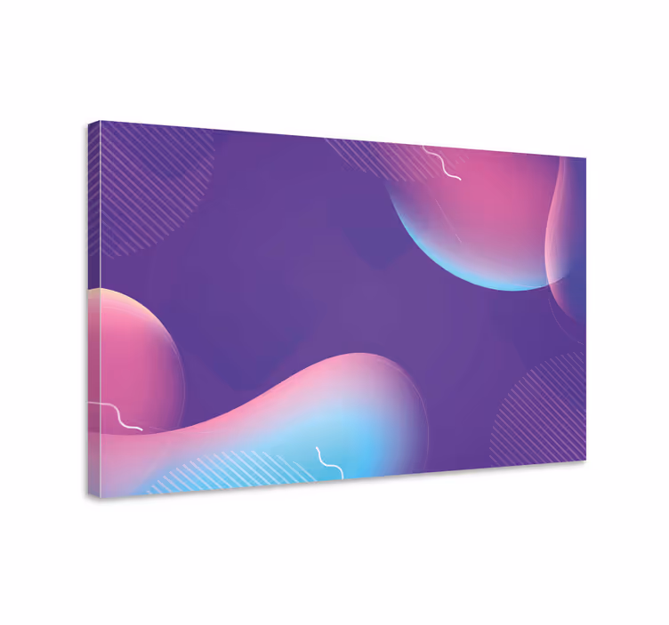 Modern sanat sıvı gradyanlar tuval - TenStickers