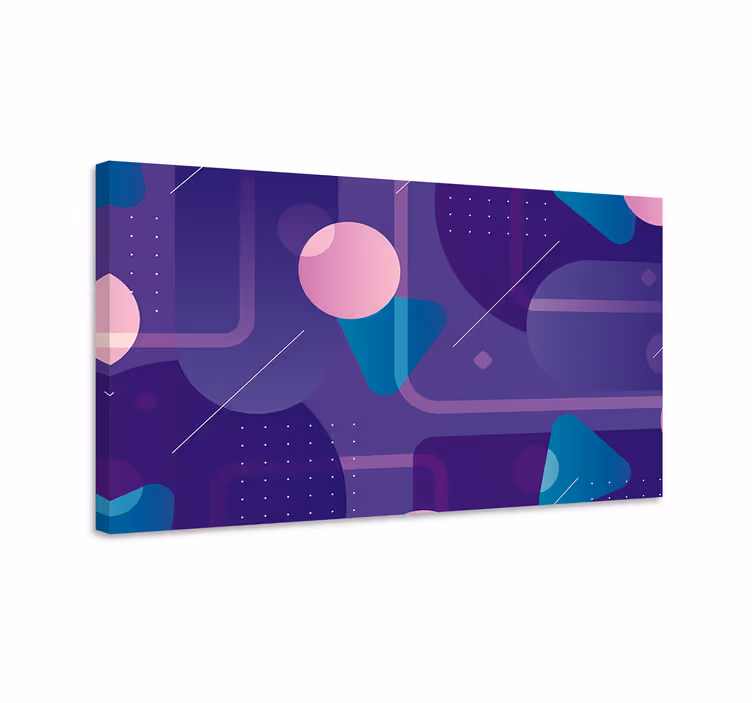 Geometrik tablo - soyut Şekil tasarımı - TenStickers