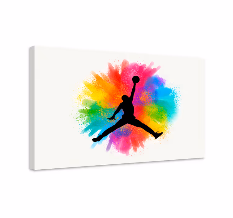 Michael jordan havalı basketbol genç tuval - TenStickers