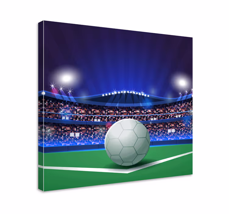 Spor kanvas tablo futbol stadyumu manzarası - TenStickers