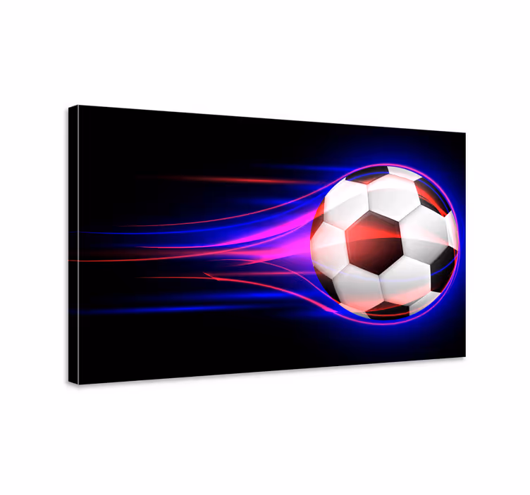 Spor kanvas tablo dinamik futbol hareketi - TenStickers