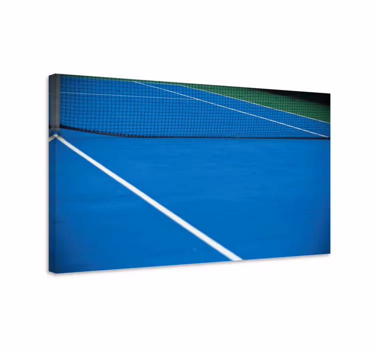 Spor kanvas tablo tenis kortu İşaretleri - TenStickers