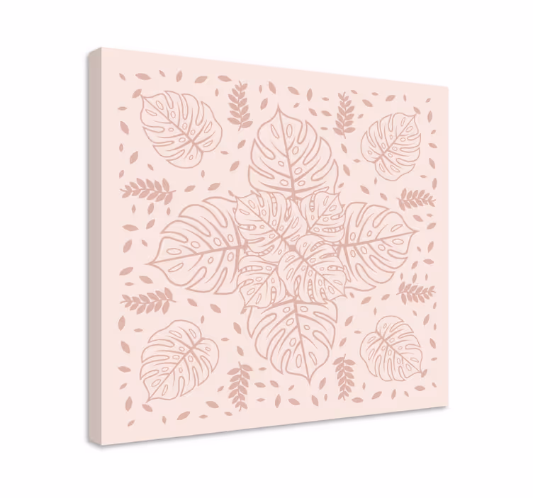 Botanik monstera deseni bitkiler tablo - TenStickers