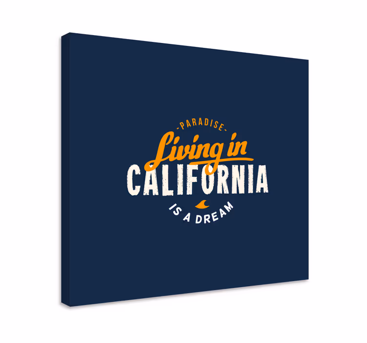 California'da yaşayan tasarım tuval resimleri - TenStickers