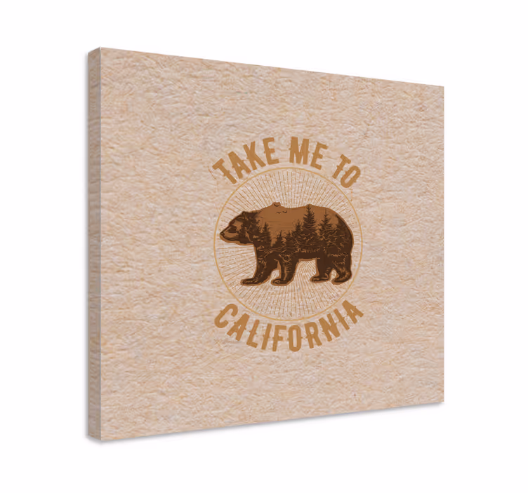 Beni california'ya götür tuval resimleri tasarla - TenStickers