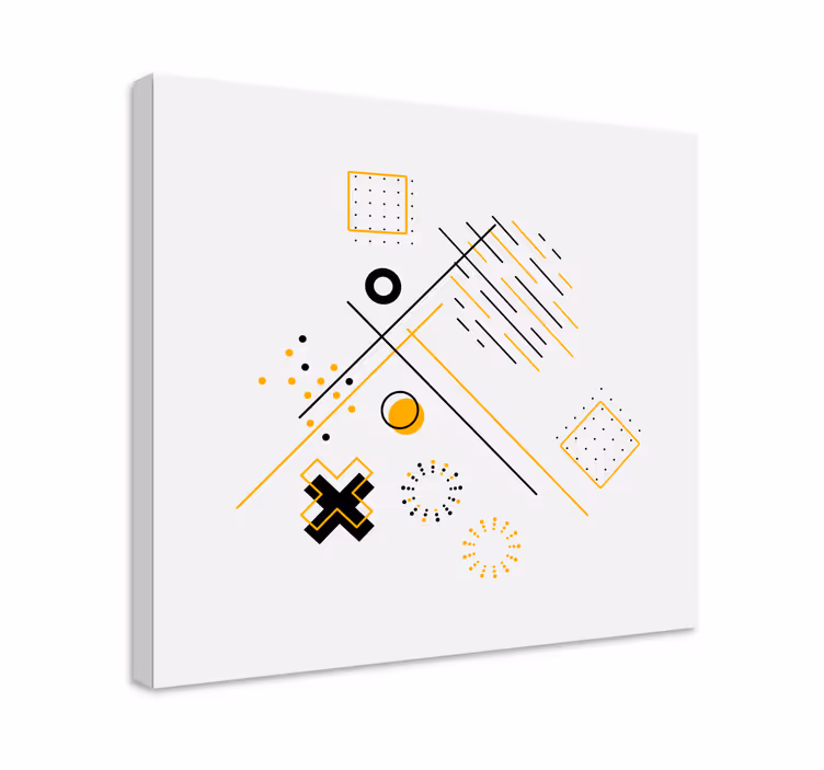 Geometrik tablo - soyut geometrik Şekiller - TenStickers