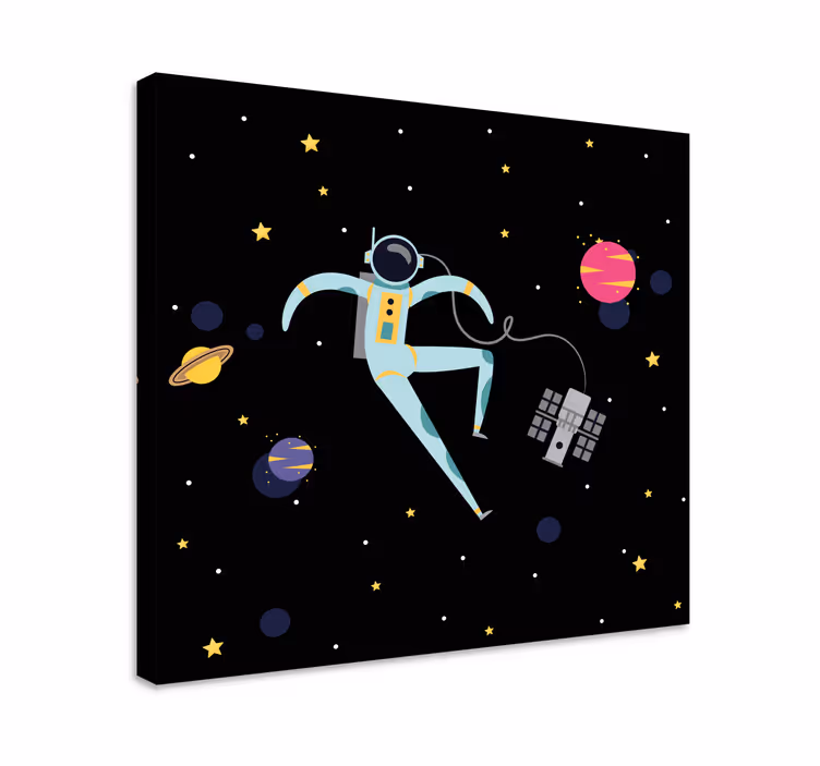Uzaydaki astronot video oyunlarının tablo - TenStickers