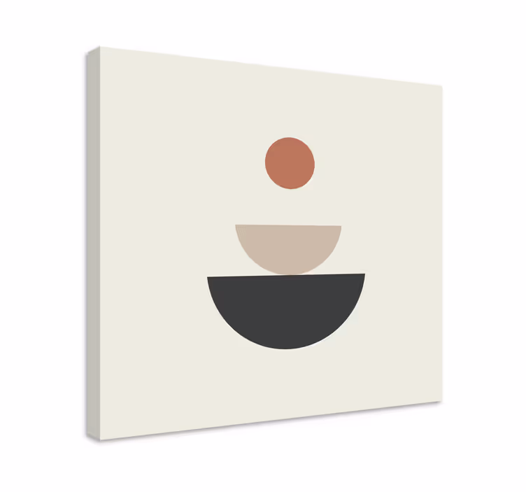 çeşme geometrik sanat geometrik tuval - TenStickers
