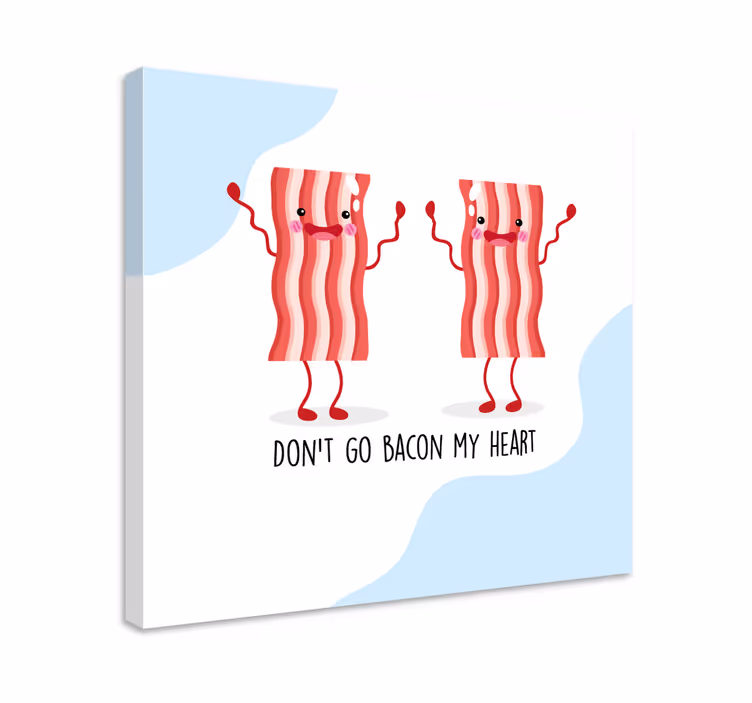 Hayvanlar tablo - bacon karakterleri dans ediyor - TenStickers