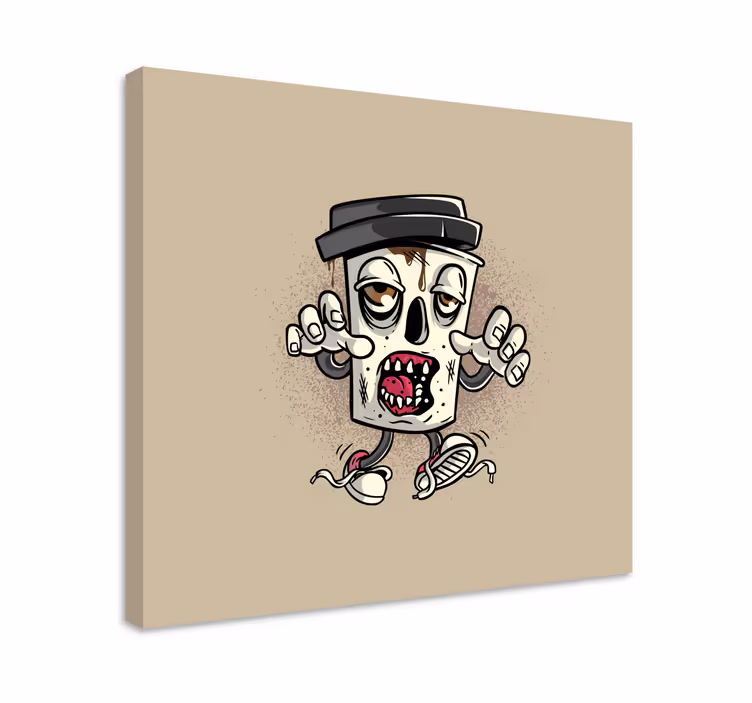 Video oyunlarının tablosu - zombi Çöp kutusu - TenStickers