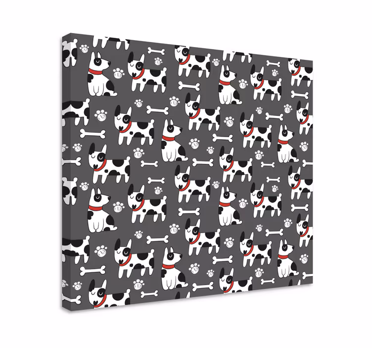 Köpek tablo oyunlu köpek desenleri - TenStickers