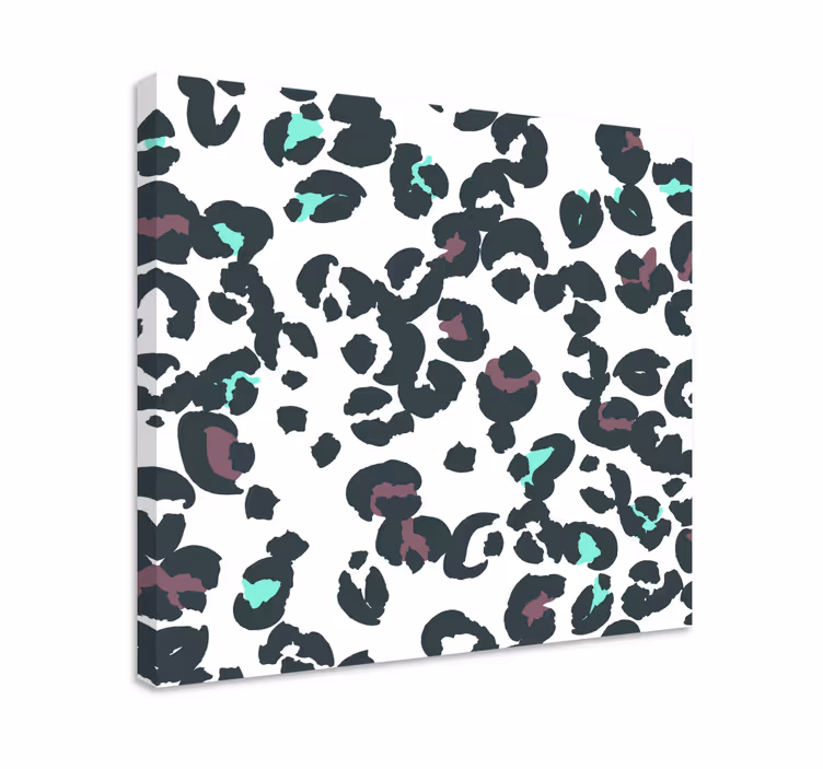 Hayvanlar tablo leopar deseni - TenStickers