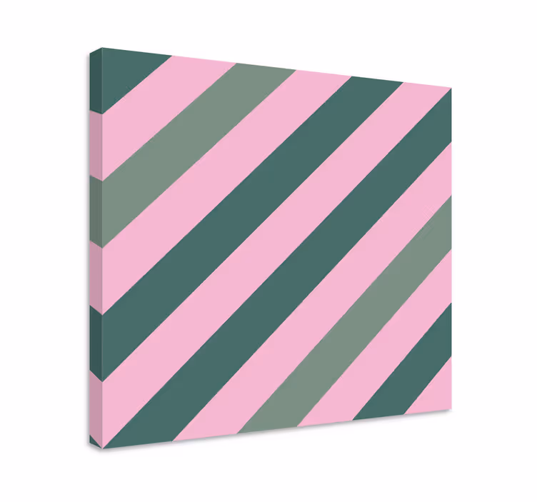 Geometrik tablo diyagonal Şerit deseni - TenStickers