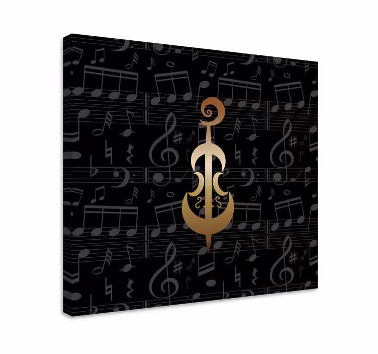 Müzik tablo - Şık müzik sembolü - TenStickers