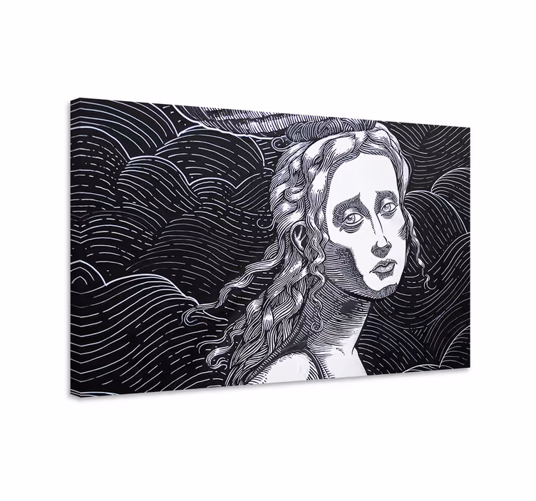 Sanat tablo duygusal portre - TenStickers