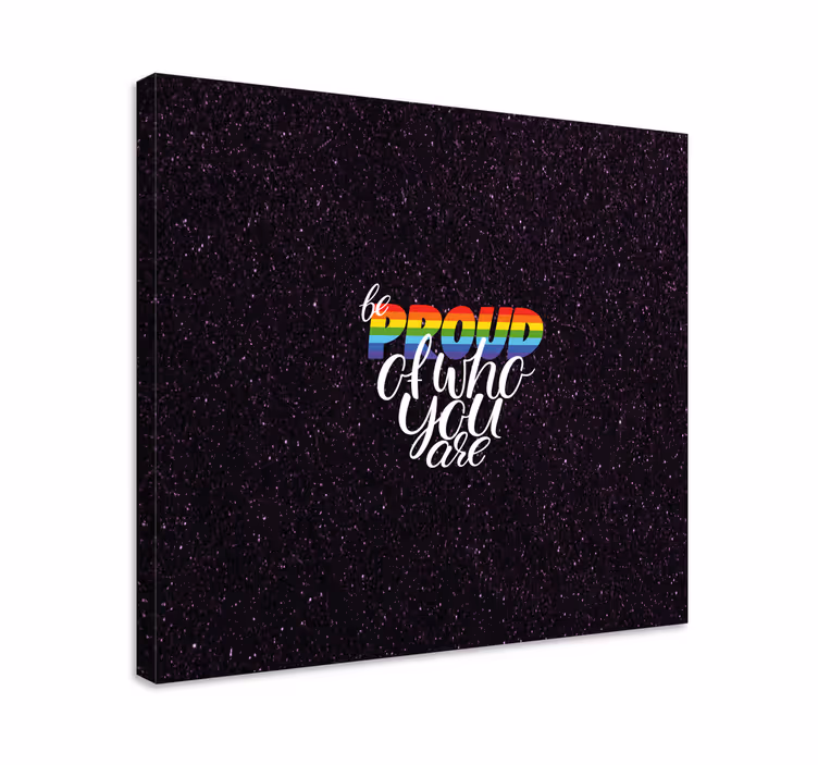Alıntılar kanvas tablo - gurur duyun İfadesi - TenStickers