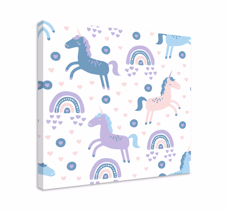 Geyik tablo eğlenceli tekboynuz desenleri - TenStickers