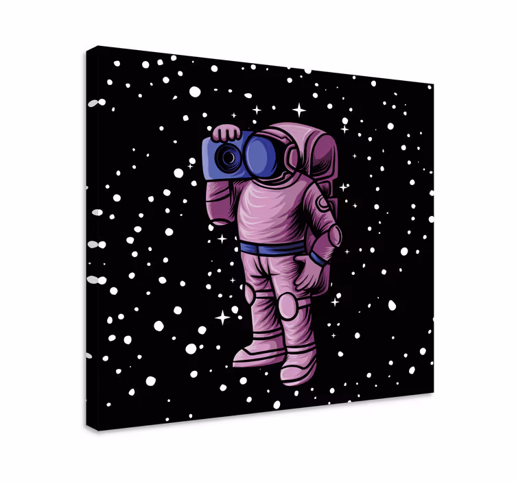 Yıldızları yakalayan astronot video oyunlarının tablo - TenStickers