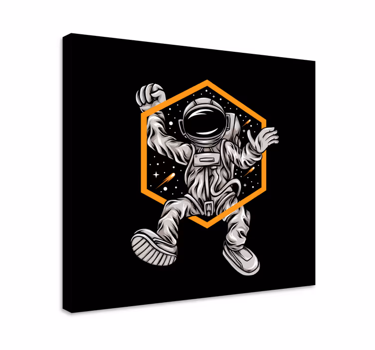 İnsanlar ve karakterler kanvas tablo astronot havada - TenStickers