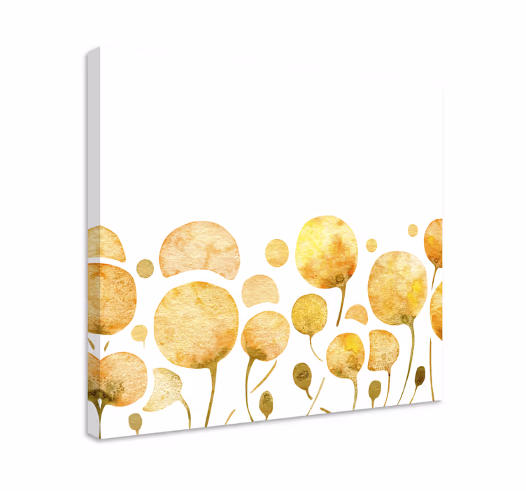 Çiçekler ve bitkiler kanvas tablo - güneşli Çiçekler - TenStickers