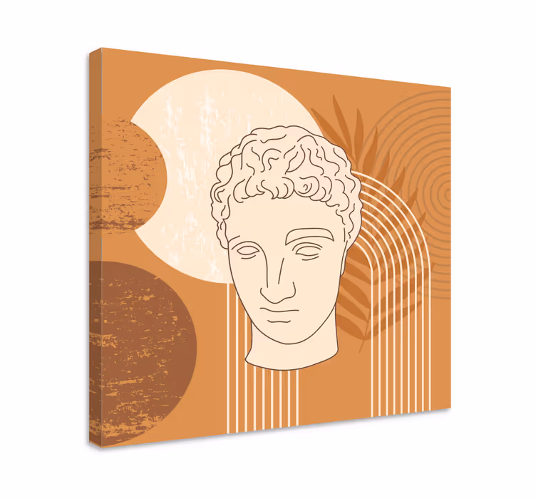 Soyut tablo - klasik heykel başlığı - TenStickers