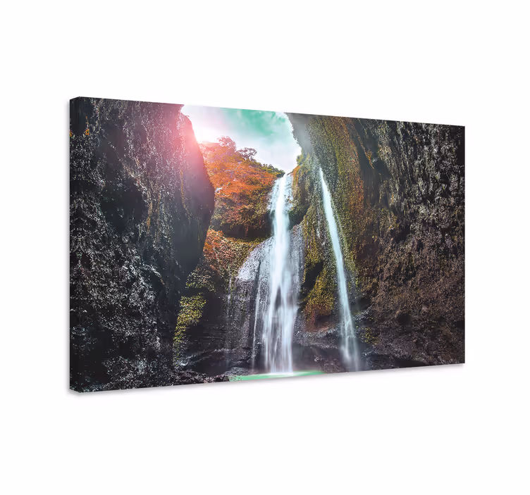 Tablo manzaraları grand cascade manzarası - TenStickers